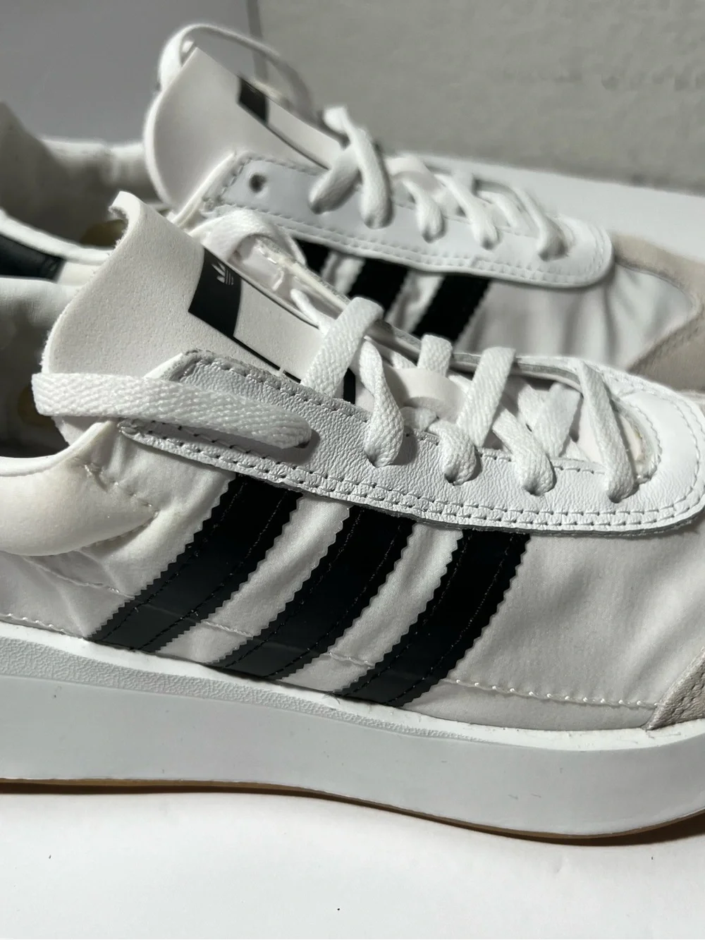 Adidas Originals SL 72 RS Platform Sneakers White Black Gum Women’s‎ 4.5 JQ1022